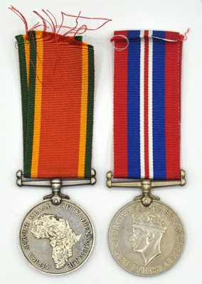 Lot 54 - Second World War African Medal Pair comprising...