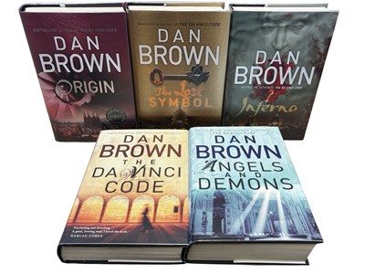 Lot 365 - DAN BROWN FIRSTS: 5 Titles: ORIGIN,...