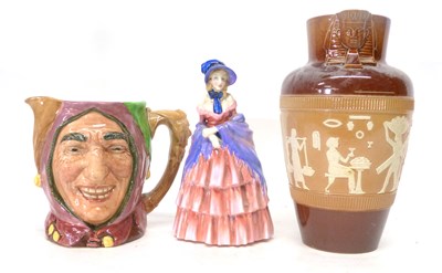 Lot 92 - Group of Doulton wares, Toby jug of Touchstone,...