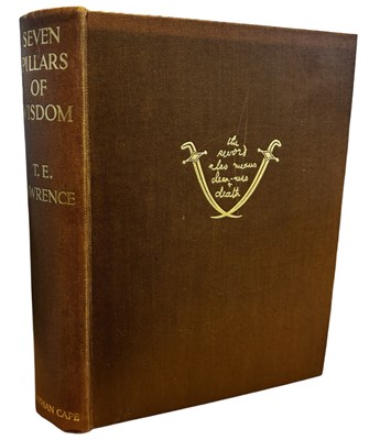 Lot 336 - T E LAWRENCE: SEVEN PILLARS OF WISDOM, London,...