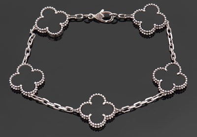 Lot 432 - A Van Cleef & Arpels Alhambra bracelet, in...