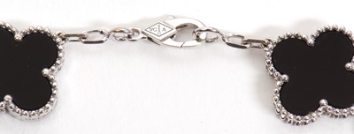 Lot 432 - A Van Cleef & Arpels Alhambra bracelet, in...