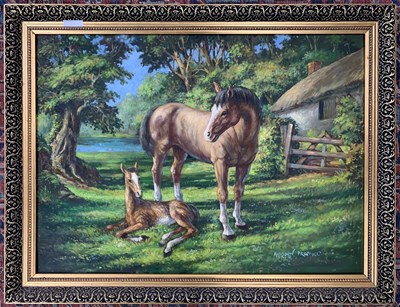 Lot 11 - Marsden Prophet (1933-1993), Horse and foal,...