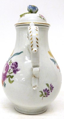 Lot 107 - 19th century Continental porcelain small pot...