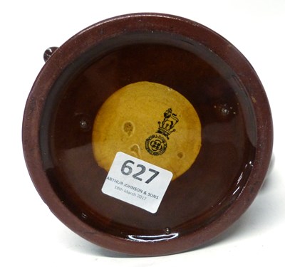 Lot 112 - Royal Doulton Kings ware tea pot with silver top