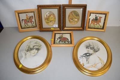 Lot 29 - A quantity of framed prints in Helen Allingham...