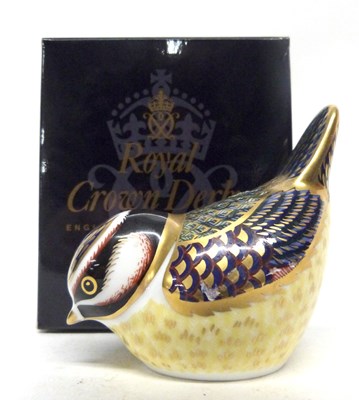 Lot 115 - Royal Crown Derby paperweight with gold...