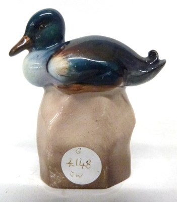 Lot 118 - Royal Doulton model of a duck on a rock