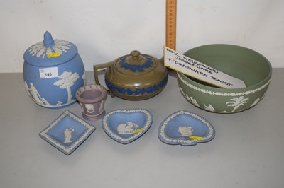 Lot 145 - Group of Wedgwood Jasper ware items including...