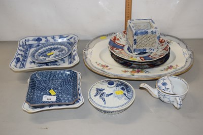 Lot 159 - A group of ceramics including  a small 18th...