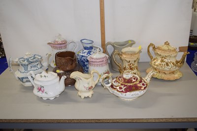 Lot 160 - Group of English pottery porcelain including a...