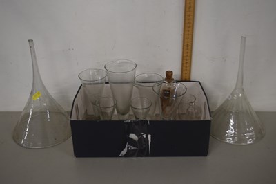 Lot 181 - Group of 1950's moulded glass measuring jugs...