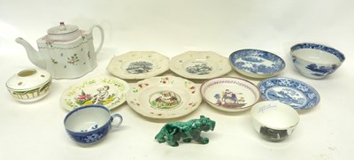 Lot 134 - Group of various china wares, some Victorian...