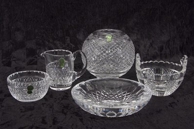 Lot 18 - A group of Waterford glass wares including a...