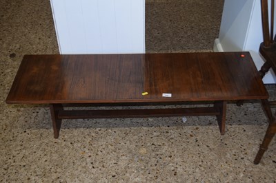 Lot 258 - A retro refectory style rectangular coffee table