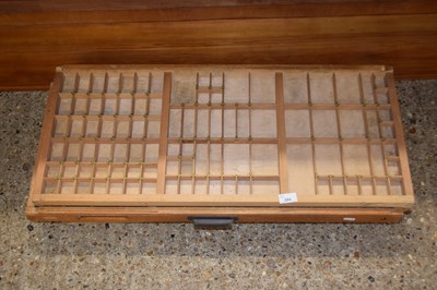 Lot 284 - Four printers trays