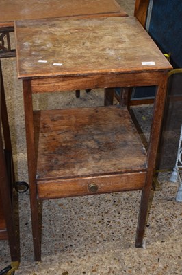 Lot 295 - Oak bedside table