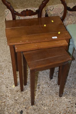 Lot 298 - Nest of three tables