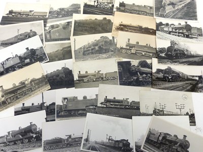 Lot 155 - Group of postcards, mainly steam railway...