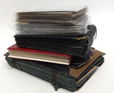 Lot 156 - Group of three small postcard albums (a/f),...