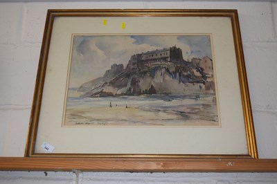 Lot 542 - 20th Century watercolour of a coastal scene at...