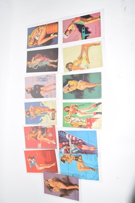 Lot 161 - Group of American pin-up Mutoscope postcards,...