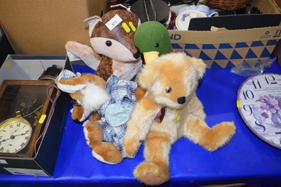 Lot 573 - Quantity of four cuddly toys/door stops to...