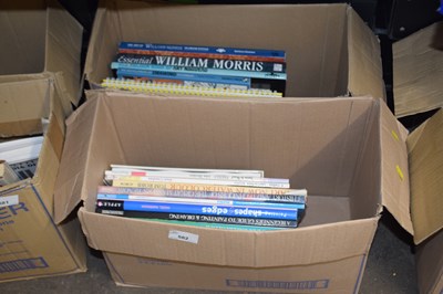 Lot 582 - Two boxes of books various assorted subjects,...