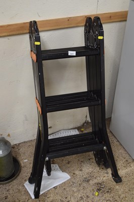 Lot 1017 - Set of extending ladders