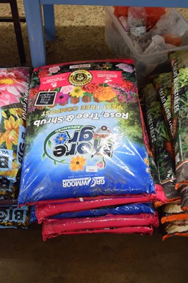 Lot 1035 - Five 50 litre bags of rose, tree and shrub...