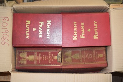 Lot 707 - Book of Kelly's handbooks etc