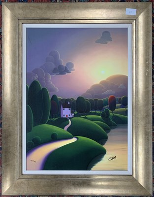 Lot 18 - Paul Corfield 'Riverside Cottage', limited...