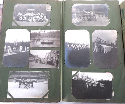 Lot 187 - Group of four postcard albums, mainly...