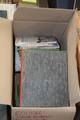 Lot 752 - Box of books and guides to include Norfolk...