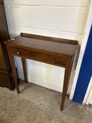 Lot 308 - Small Oriental style side table with drop down...