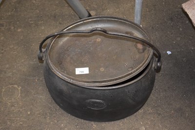 Lot 796 - A Holcroft & Son 3 gallon cast iron boiling...