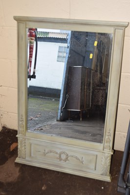 Lot 807 - French styled painted wall mirror