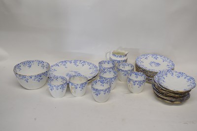 Lot 207 - Foley china tea set comprising seven cups,...