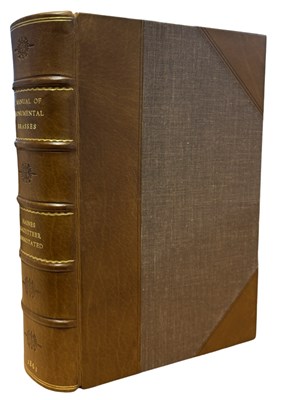 Lot 66 - REV HERBERT HAINES: A MANUAL OF MONUMENTAL...