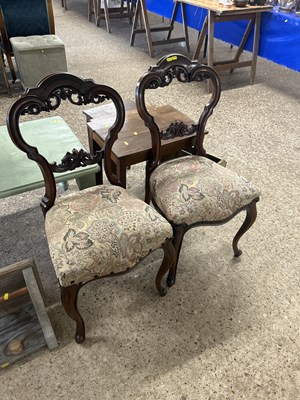 Lot 301A - Two railback chairs