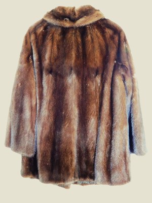 Lot 97 - A lady's mink jacket, single breasted with...