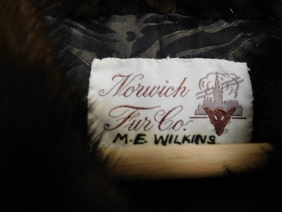 Lot 97 - A lady's mink jacket, single breasted with...