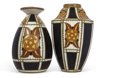 Lot 43 - Two Boch Freres Keramis Vases Designed by...