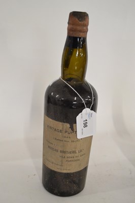 Lot 198 - One bottle of Morgan Brothers Vintage Port...