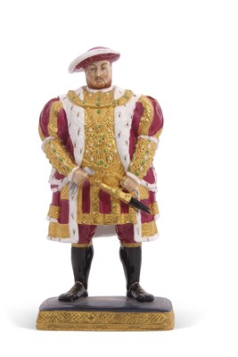 Lot 34 - A Royal Worcester figure of Henry VIII after...