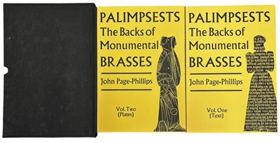 Lot 60 - JOHN PAGE-PHILLIPS: PALIMPSETS - THE BACKS OF...