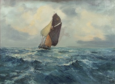 Lot 706 - Jack Cox (British,1914-2007), 'Fishing Boat in...