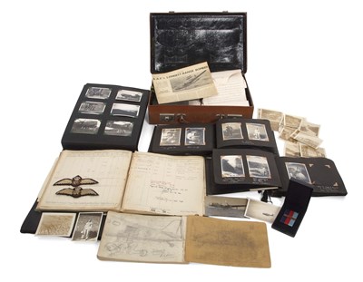 Lot 196 - Second World War RAF Bommber command POW...