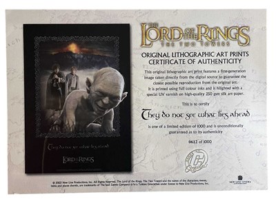 Lot 99 - A pair of limited edition Lord of the Rings...