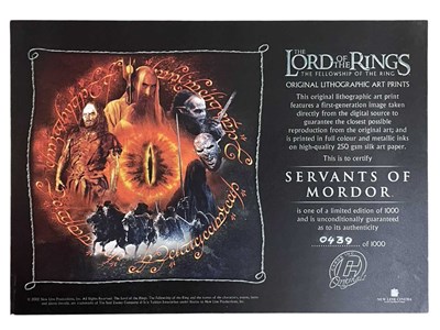 Lot 99 - A pair of limited edition Lord of the Rings...